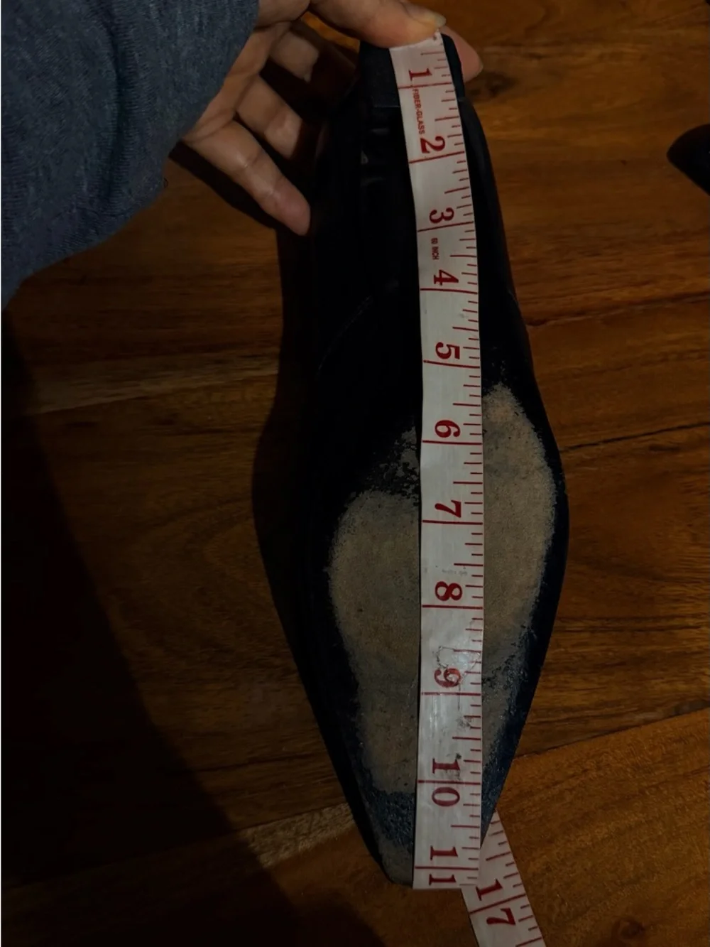 Salvatore Ferragamo Pumps Womens Black Leather Gancini Pointed Toe Low‎ Heel 9.5